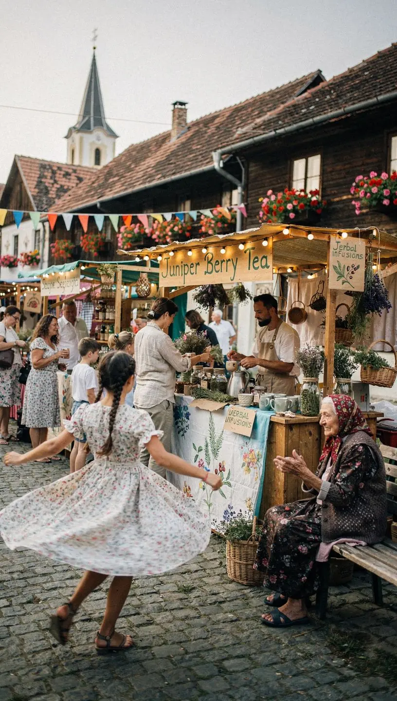 Fűszeres boróka bogyós tea, amely a természetes aromák varázsát idézi.